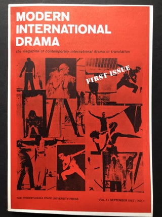 Item #H28505 Modern International Drama, Vol. I no. 1, September 1967: The Concert at Saint...