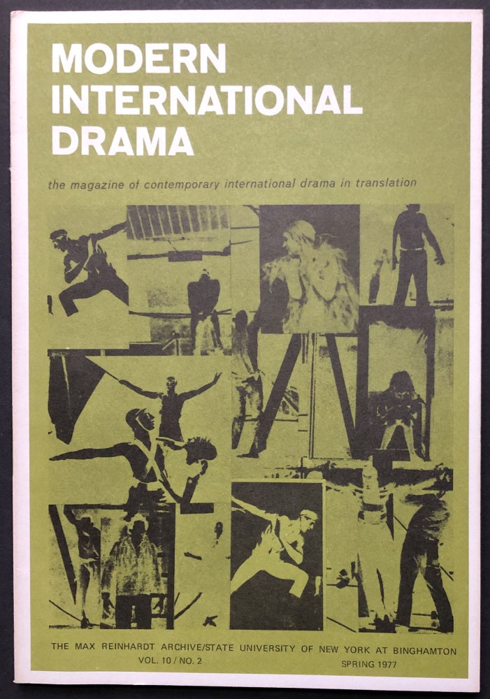 Item #H28509 Modern International Drama, Spring 1977: Black Hell, Doomsday. Demetrio Aguilera-Malta, Mati Unt.