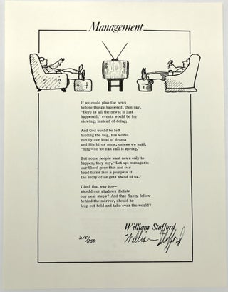 Encircled by an Alphabet: A Portfolio of Twelve Poems, 1976 folder of signed limited broadsides