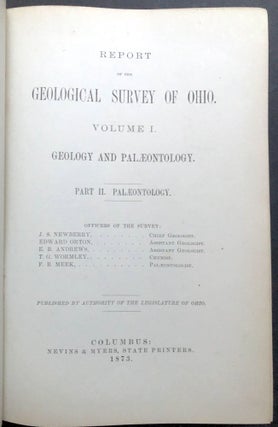 Report of the Geological Survey of Ohio, Volume I Geology and Palaeontology, Part II: Palaeontology