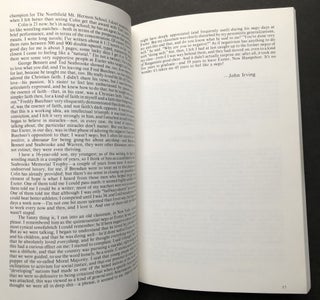 Phillips Exeter Academy Class of 1961 Twenty-Fifth Reunion Yearbook with memoir by John Irving