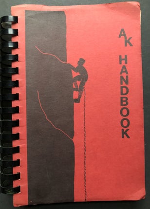 Item #H28606 A. K. Handbook; Angeda Kimonhon (1974) handbook to rock climbing, outdoor &...