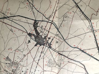 1922 map of the tomb memorializing the war dead in Anzo, Japan