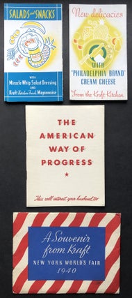 Item #H28655 A Souvenir from Kraft, New York World's Fair, 1940: envelope containing The American...