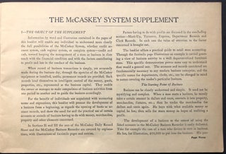 1936 The McCaskey System Supplement, An Aid to Installation and Operation of the McCaskey System