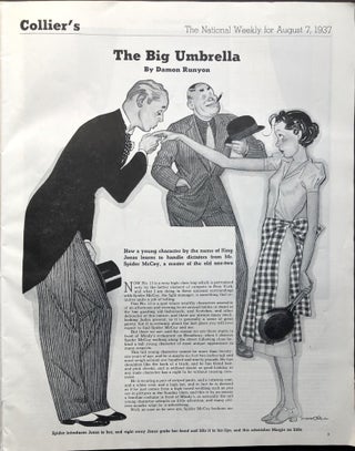 Collier's The National Weekly, August 7, 1937 with Runyon story