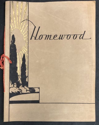 Item #H28727 Large 1931 promotional booklet on Homewood Cemetery, Pittsburgh