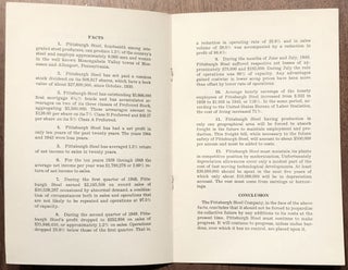 1949 Statement of Pittsburgh Steel Company in the matter of United Steelworkers of America and Pittsburgh Steel Company, Before the Presidential Steel Board