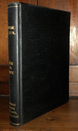 Item #H28826 1942-1943 bound volume of printed materials on William Kegg et al. v. Anthony Bianco...