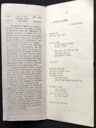 Gale literary journal, Vol. 1 no. 2, May 1949