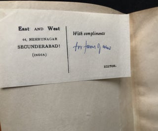 East and West, Vol. I no. 1, Spring 1956