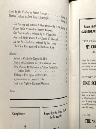 East and West, Vol. I no. 1, Spring 1956