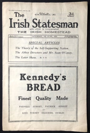 Item #H28872 The Irish Statesman, Vol. 10 no. 14, June 9, 1928. G. W. Russell, Sean O'Casey, W....