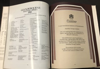 Glyndebourne Festival Opera 1983 program and souvenir book