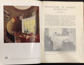 The Studio for 1929 in 2 volumes, vellum over marbled boards