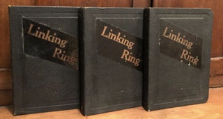 Item #H28993 3 bound volumes of The Linking Ring, July 1936 - December 1937; Vol. XVI nos. 5-12;...