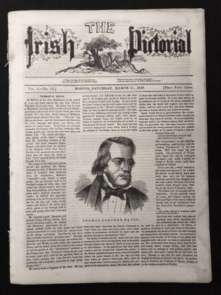 Item #H29006 The Irish Pictorial, Vol. 2 no. 13, March 31, 1860. Gerald Griffin