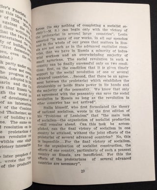 Ten Years: History and Principles of the Left Opposition