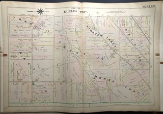 Item #H29052 1898 map: Part of Euclid Township, OH: Bliss, Richmond, Euclid, Chardon Rds,...