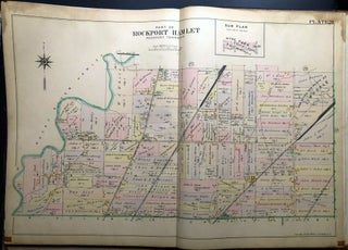Item #H29066 1898 map: Part of Rockport Hamlet, OH: Lindale Rd., Berea Rd, Harrington Rd.,...