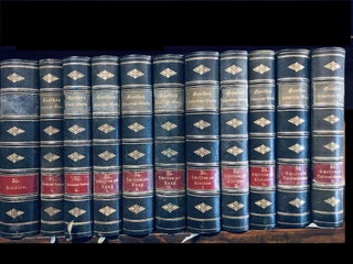 Samtliche Werke, Jubilaums-Ausgabe, ca. 1890s. 40 volumes complete, in handsome half leather bindings