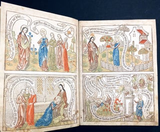 (Block Book): Canticum Canticorum, facsimile of 1465 copy, limited edition