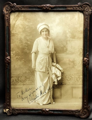 Item #H29202 Inscribed & signed 12 x 9 photograph in frame, ca. 1910. Christie MacDonald