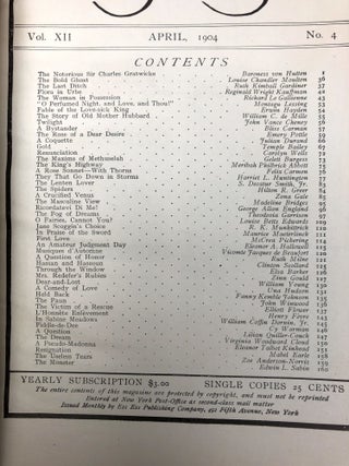 The Smart Set, a magazine of cleverness, April 1904