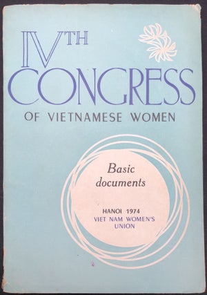 Item #H29218 IVth Congress of Vietnamese Women (1974