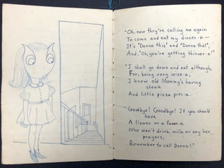 Donna the Owl, original handwritten booklet from 1953