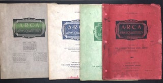 Item #H29303 A. R. C. A. Arms Quarterly, Vol. 1 nos. 1-3 (June-December, 1933), Vol. 2 nos. 1-2...