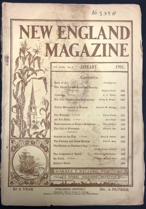Item #H29327 New England Magazine, January 1901. C. L. Clarke, Jane Pratt