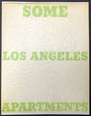 Item #H29359 Some Los Angeles Apartments. Edward Ruscha