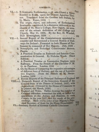 The Dublin Review, Vol. VI: February and May, 1839