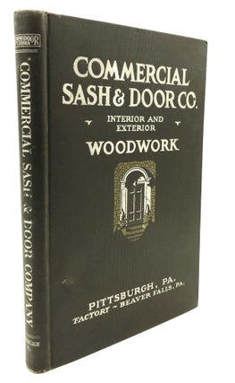 Item #H29486 Large 1923 clothbound catalog of woodwork, doors, windows, transoms, cupboards,...