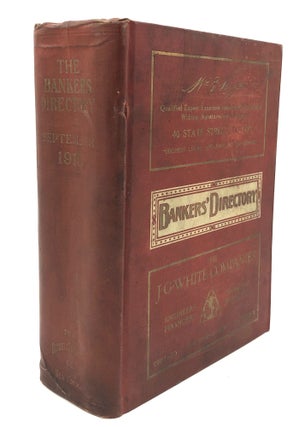 Item #H29567 The Bankers Directory and Collection Guide...Corrected to September, 1915