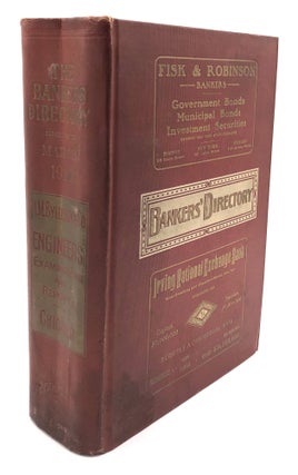 Item #H29568 The Bankers Directory and Collection Guide...Corrected to March, 1910