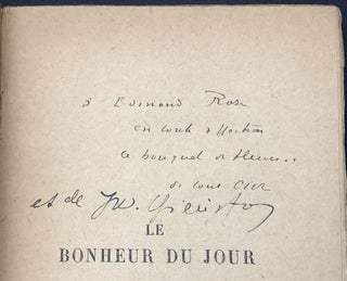 Le Bonheur du Jour -- inscribed by both