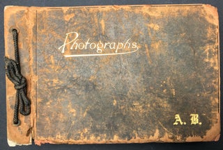 Item #H29572 Ca. 1915-1920 photo album of a Don Juan type who worked for Pittsburgh Steel...