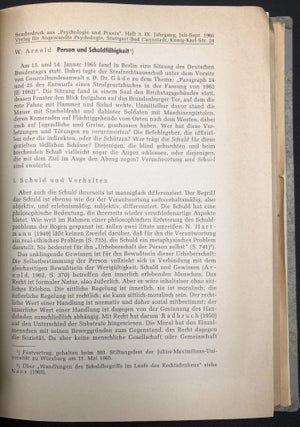 Gesamtverzeichnis der Arbeiten aus den Jahren 1964-1966, Psychologisches Institut der Universitat Wurzburg