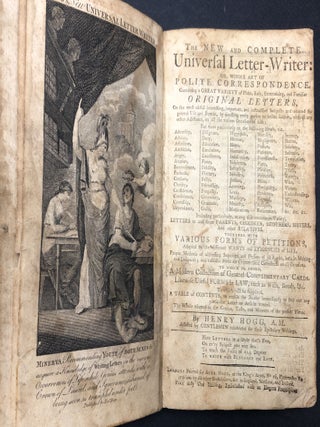 The New and Complete Universal Letter-Writer, bought at Zadok Cramer's Pittsburgh bookstore in 1804
