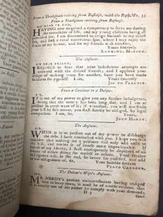 The New and Complete Universal Letter-Writer, bought at Zadok Cramer's Pittsburgh bookstore in 1804
