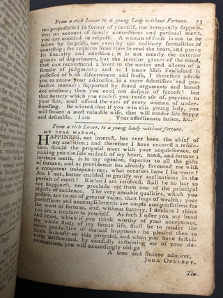 The New and Complete Universal Letter-Writer, bought at Zadok Cramer's Pittsburgh bookstore in 1804