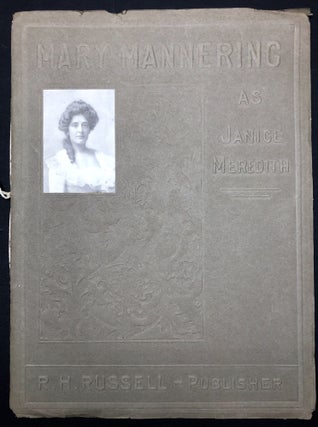 Item #H29629 1901 Souvenir Booklet: Mary Mannering as Janice Meredith, dramatised by Paul...