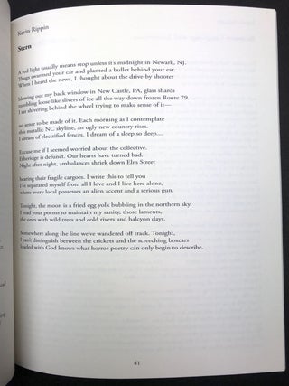Poems for Jerry: A Tribute to Gerald Stern - signed by Stern