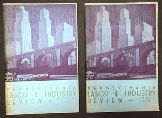 Item #H29649 Pennsylvania Labor and Industry Review, March & June, 1940. Commonwealth of...