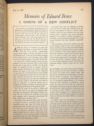 The Nation, June 19, 1948, with movie reviews by Agee, Lowell on Williams' Paterson