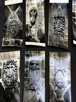 11 real photo postcards from the 1950s of San Agustin monastery in Acolman, Mexico