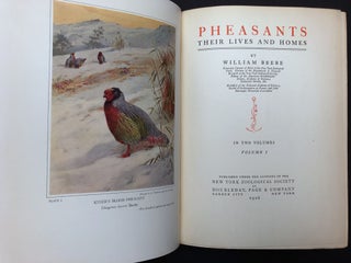Pheasants: Their Lives And Homes, 2 volumes