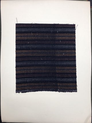 Forty Handwoven Cotton Textiles from Japan (1955) - with actual sample swatches
